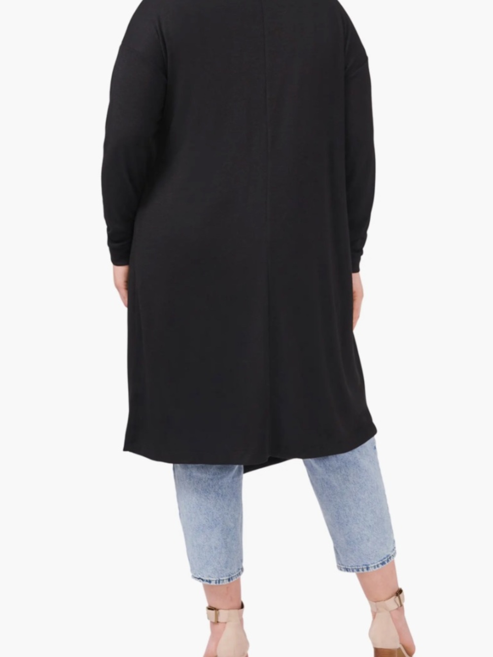 Drape Front Cardigan - Picture 2 of 4